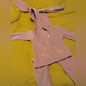 Kate Quinn Pink Bunny Ear Romper